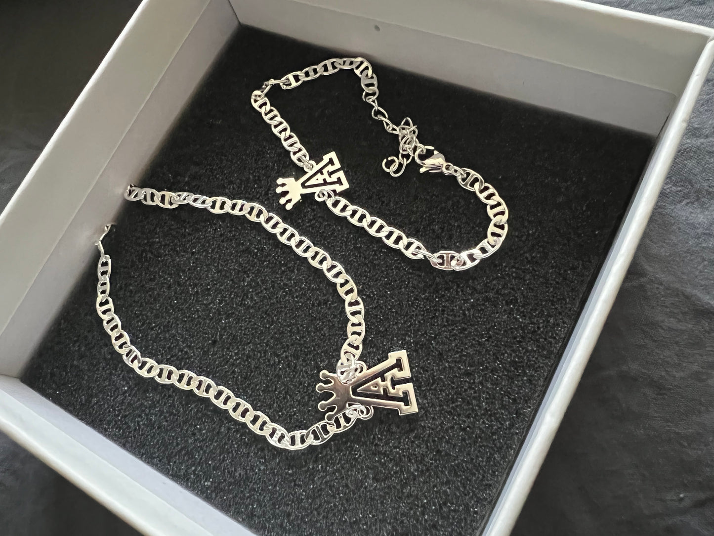 2 piece Baby necklace and and bracelet set