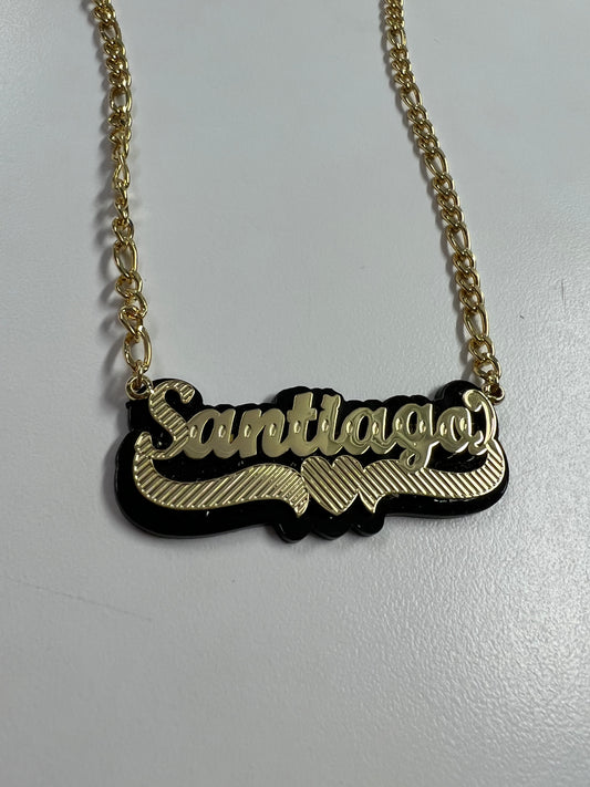 Acrylic custom color necklace